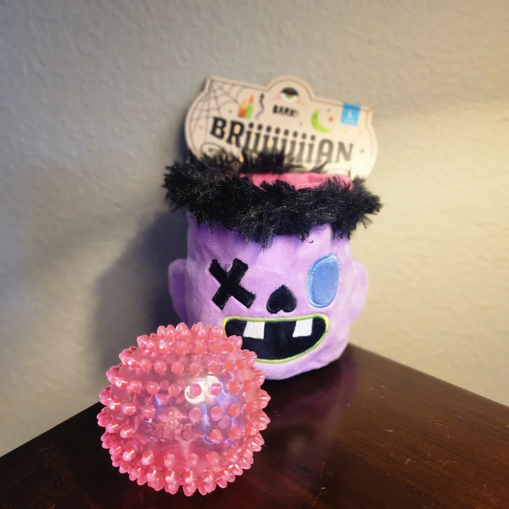 Bark Box ~ BRIIIIIIIIAN~ Multipart/Squeaker/Crinkle/M~L